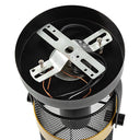 12"H Geo Black Painted Metal Mesh Drum Shade Wall Sconce