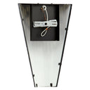 Noah River of Goods Black Matte Metal Cone-Shaped Outdoor Wall Sconce
