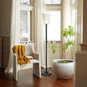 69.25" H Maddie Metal and Glass Floor Lamp