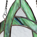 11.75" H Trinity Knot Celtic Stained Glass Window Panel