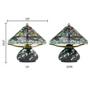 10.5"H Tiffany Style Dragonfly Accent Lamp