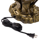 20"H Hand Blown Glass 5 Calla Lily Uplight Accent Lamp