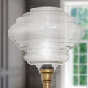 66.5" H Clara Metal & Glass Floor Lamp