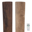 52" W Halston Indoor Tiffany Stained Glass Oil Rubbed Bronze Ceiling Fan with Remote Control