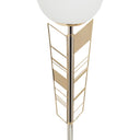 19.5"H Jessie Gold & Silver Globe Shade Table Lamp