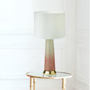 22" H 1-Light Lorida Glass and Metal Table Lamp