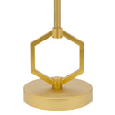 17.75"H Marler Gold & White Twin Table Lamps
