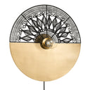 17.5" H Gold/Black Modern Indoor Plug In Wall Sconce