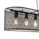 30" 4-Light Gianna Chandelier Black