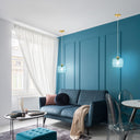 7.25"H Gael Retro Globe Shade Pendant Light