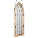 36" H Victorian Cathedral-Style Clear Glass Window Panel
