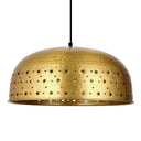 Sibyl 17.75"W Star-Shaped Cutout Gold Pendant Light