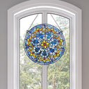 19.5"H Chartres Cathedral Stained Glass Window Panel