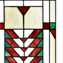 23.375"H Veldt Prairie Stained Glass Window Panel