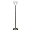 66.5" H Clara Metal & Glass Floor Lamp