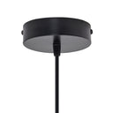7.8" W Ellison Glam Blue and White Glass Globe Shade Pendant Light