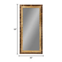 64" Alexis Rectangular Wood and Glass Wall Mirror