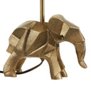 15.5'' H Black Drum Shade with Novelty Elephant Base Table Lamp - River of Goods