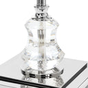 60.5"H Brielle Polished Nickel and Crystal 1-Light Floor Lamp