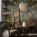 Inez 19"W Black and Jute Pendant Light