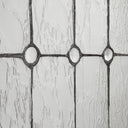 36" H Victorian Cathedral-Style Clear Glass Window Panel