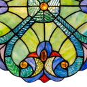 12"H Stained Glass Halston Window Panel