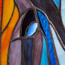 13" H Roz Horse Stained Glass Window Panel