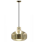 16"H Sorrento Teardrop 1-Light Metal Pendant