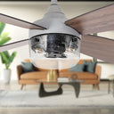42"W Caelan Remote-Controlled 2-Light Ceiling Fan