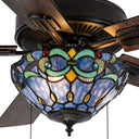 52"W Monroe 5-Blade Remote-Controlled Ceiling Fan
