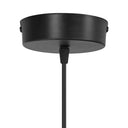9.75" W 1-Light Westley Black Metal Pendant